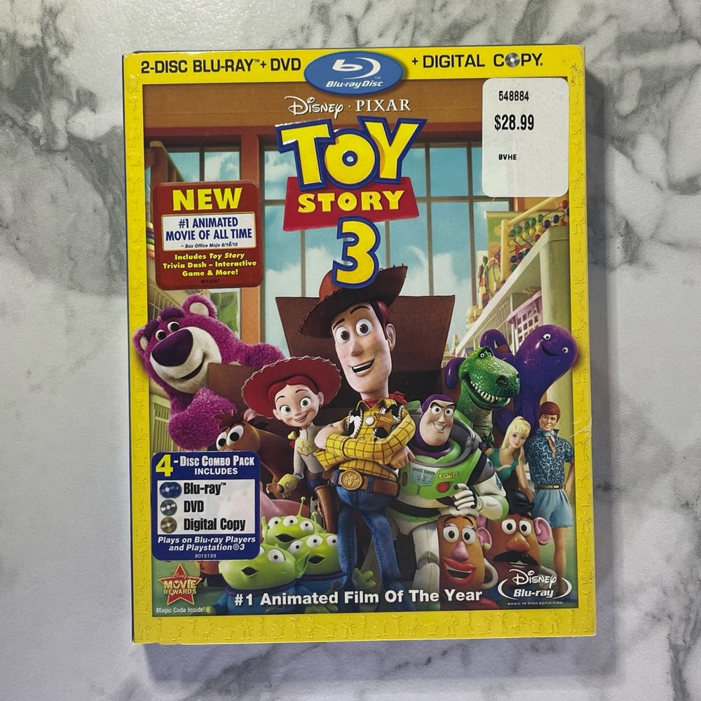 Toy Story 3 4-Disc blu-ray and DVD set